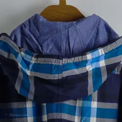 پیراهن نخی کلاه دار  H&M