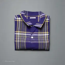 پیراهن کنف آستین کوتاه    Gu