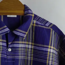 پیراهن کنف آستین کوتاه    Gu