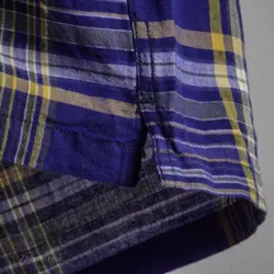 پیراهن کنف آستین کوتاه    Gu