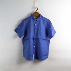 پیراهن کنف آستین کوتاه    The shop TK