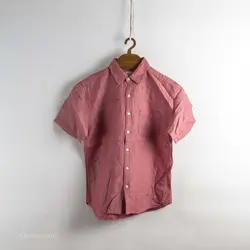 پیراهن کنف آستین کوتاه    Back Number