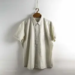 پیراهن نخی آستین کوتاه  Casa Blanca