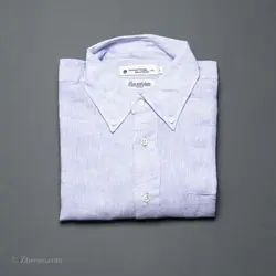 پیراهن کنف آستین کوتاه  Maker's shirt