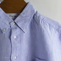پیراهن کنف آستین کوتاه  Maker's shirt