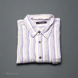 پیراهن کنف آستین کوتاه  Alain Delon