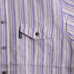 پیراهن کنف آستین کوتاه  Alain Delon