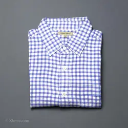 پیراهن کنف آستین کوتاه  Linen Blend