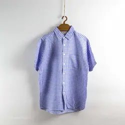 پیراهن کنف آستین کوتاه  Linen Blend