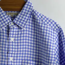 پیراهن کنف آستین کوتاه  Linen Blend