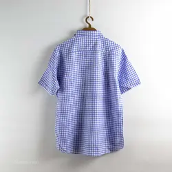 پیراهن کنف آستین کوتاه  Linen Blend