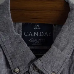 پیراهن کنف آستین کوتاه  Canda