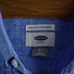 پیراهن کنف آستین کوتاه  Old Navy