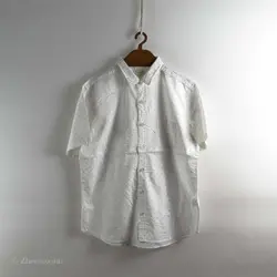 پیراهن کنف آستین کوتاه  Back Number