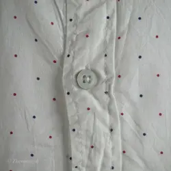 پیراهن کنف آستین کوتاه  Back Number