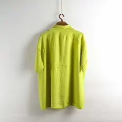 پیراهن هاوایی سبز رنگ ساده