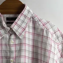 پیراهن کنف آستین کوتاه  Zara Man