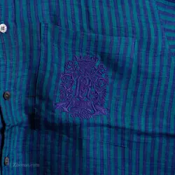 پیراهن کنف آستین کوتاه  Raika