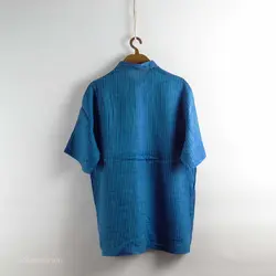 پیراهن کنف آستین کوتاه  Raika