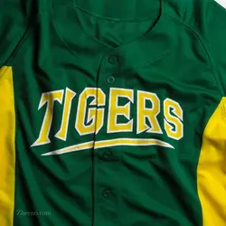 تیشرت بیسبالی سبز