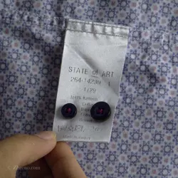 پیراهن نخی آستین کوتاه  State of Art