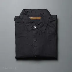 پیراهن کنف آستین کوتاه Perry Ellis