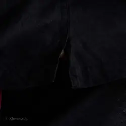 پیراهن کنف آستین کوتاه Perry Ellis