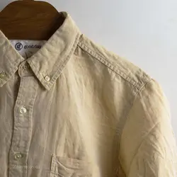 پیراهن کنف آستین کوتاه  Good Day