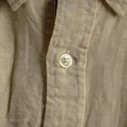 پیراهن کنف آستین کوتاه  Good Day