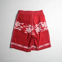 شلوارک  طرحدار قرمز