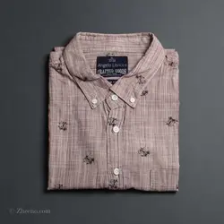 پیراهن نخی آستین کوتاه Angelo litrico