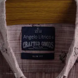 پیراهن نخی آستین کوتاه Angelo litrico