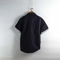 پیراهن نخی آستین کوتاه  Justbo