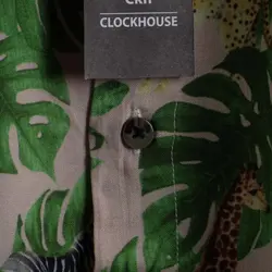 پیراهن هاوایی ClockHouse طرح برگ انجیری