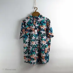 پیراهن هاوایی ClockHouse طرح برگ و ببر