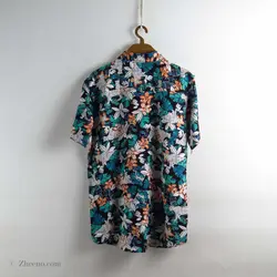 پیراهن هاوایی ClockHouse طرح برگ و ببر