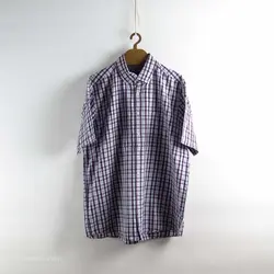 پیراهن نخی آستین کوتاه  Casa Moda