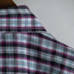 پیراهن نخی آستین کوتاه  Casa Moda