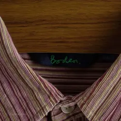 پیراهن کبربتی راه راه