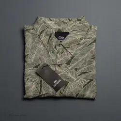 پیراهن هاوایی ClockHouse طرح برگ