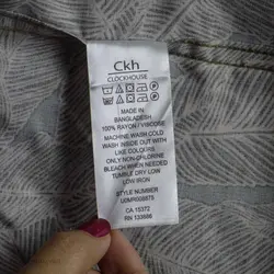 پیراهن هاوایی ClockHouse طرح برگ