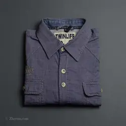 پیراهن نخی آستین کوتاه  Twinlife