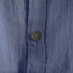 پیراهن کنف آستین کوتاه   Zara Man