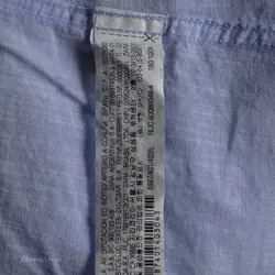 پیراهن کنف آستین کوتاه   Zara Man