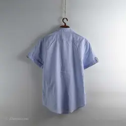 پیراهن کنف آستین کوتاه   Zara Man