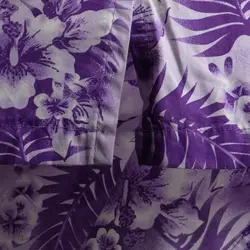 پیراهن هاوایی طرحدار بنفش