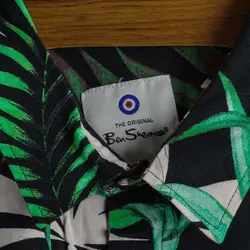 پیراهن هاوایی مشکی Ben Sherman