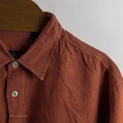 پیراهن نخی آستین کوتاه‌ Izod