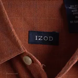 پیراهن نخی آستین کوتاه‌ Izod