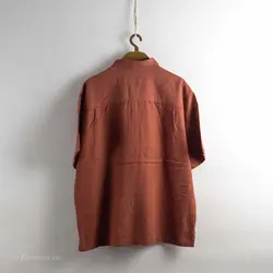 پیراهن نخی آستین کوتاه‌ Izod